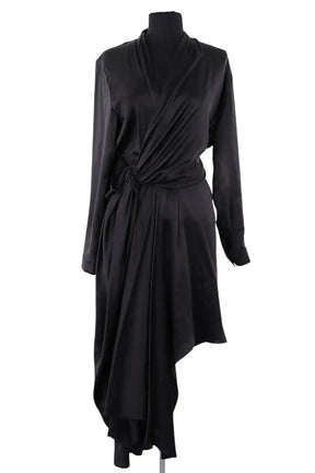 Robe Balenciaga Noir en Soie, taille XS - Seconde Main