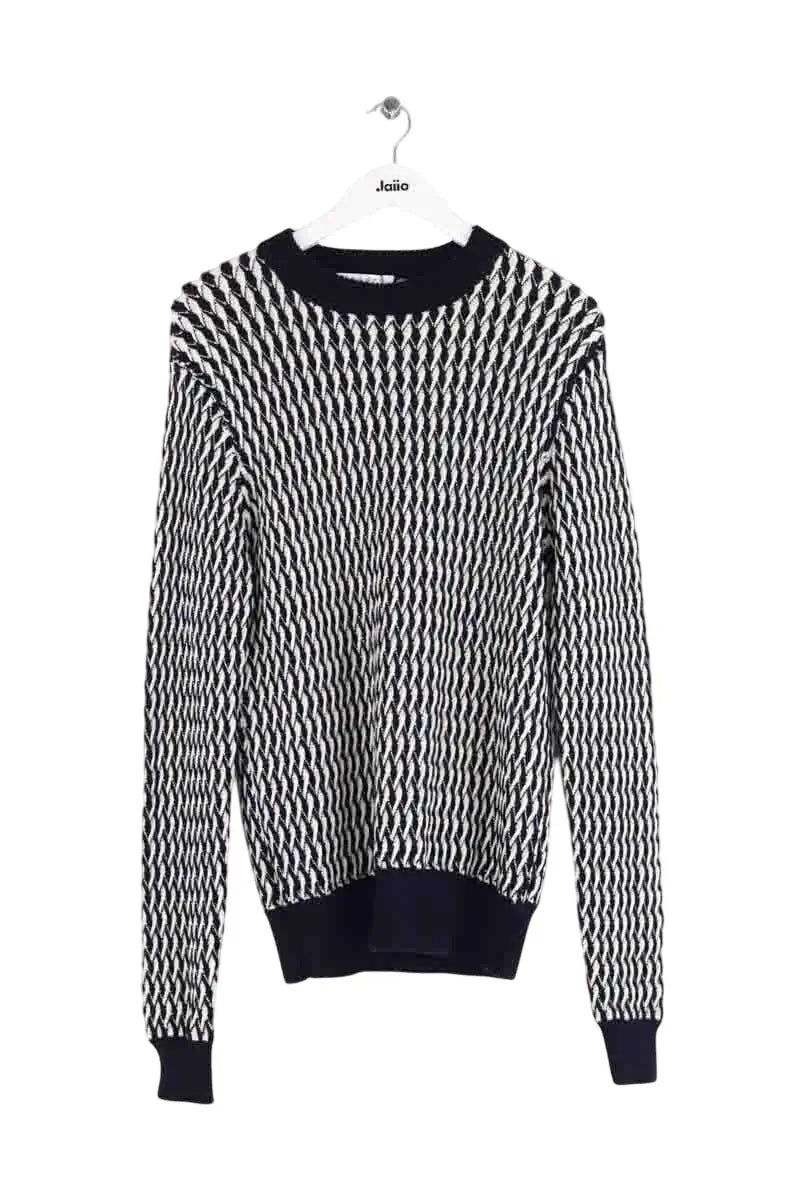 Pull Sandro Blanc en Laine, taille S - Seconde Main
