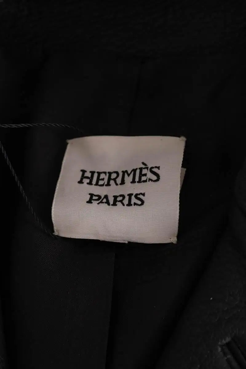 Veste Hermès Marron en Cuir