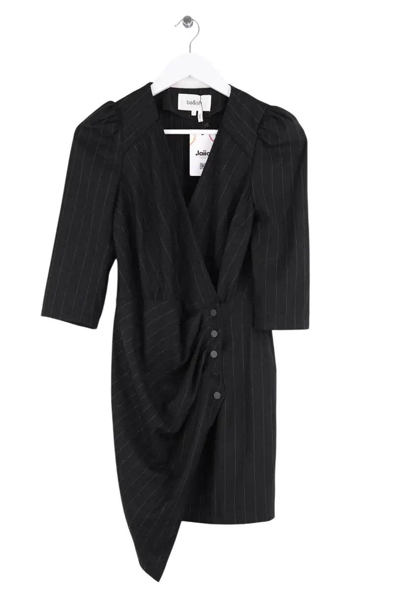 Robe Ba&Sh Noir en Synthétique, taille S - Seconde Main