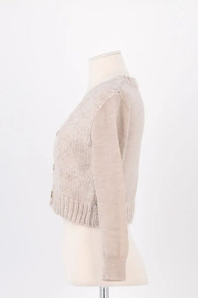 Cardigan Paule Ka Beige en Laine