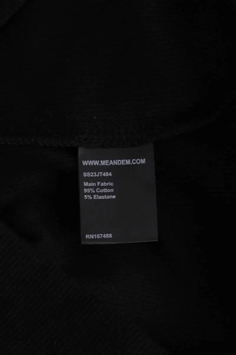 Top sans manche ME + EM Noir en Coton