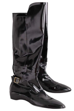 Bottes Tod's Noir en Cuir verni