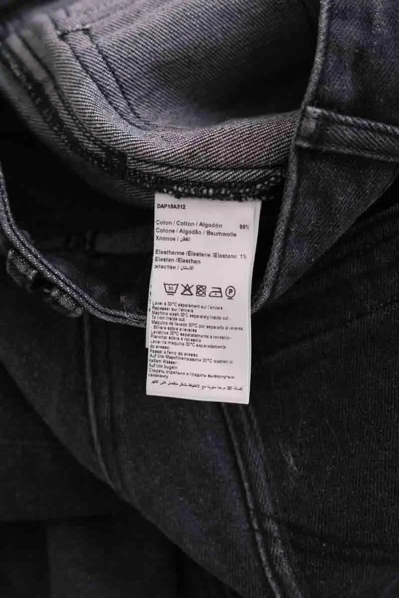 Jean large Gerard Darel Anna Noir en Coton