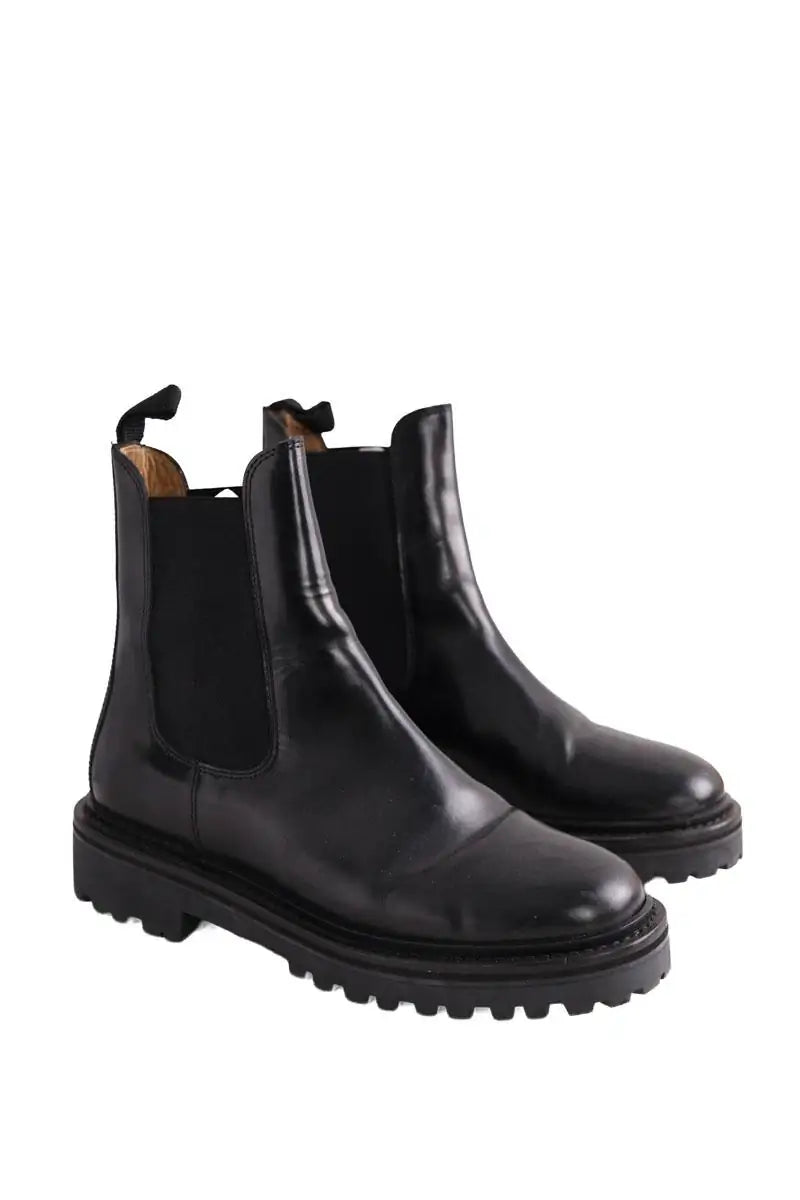 Bottes de motard Isabel Marant Noir en Cuir