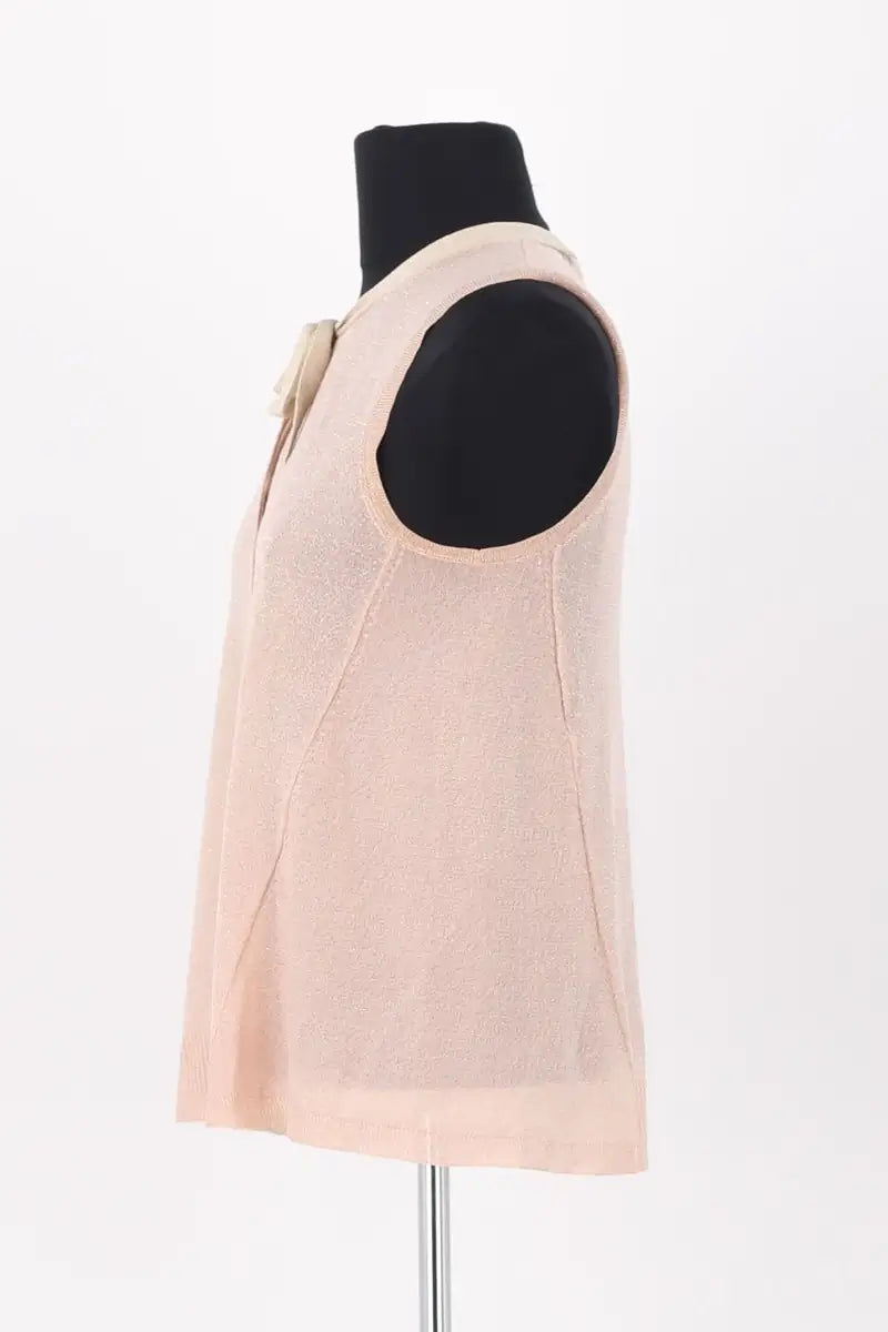 Gilet Tara Jarmon Rose en Synthétique