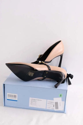 Talons Lanvin Rose en Cuir