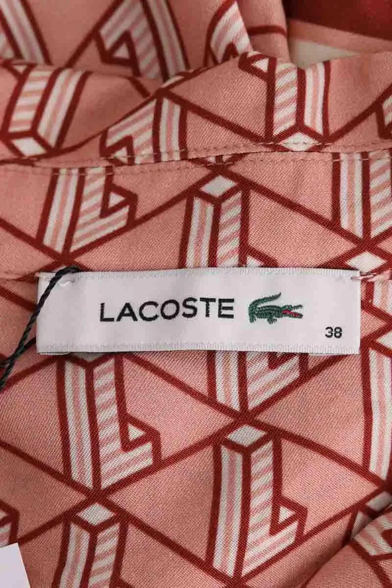 Chemise Lacoste Rouge en Viscose