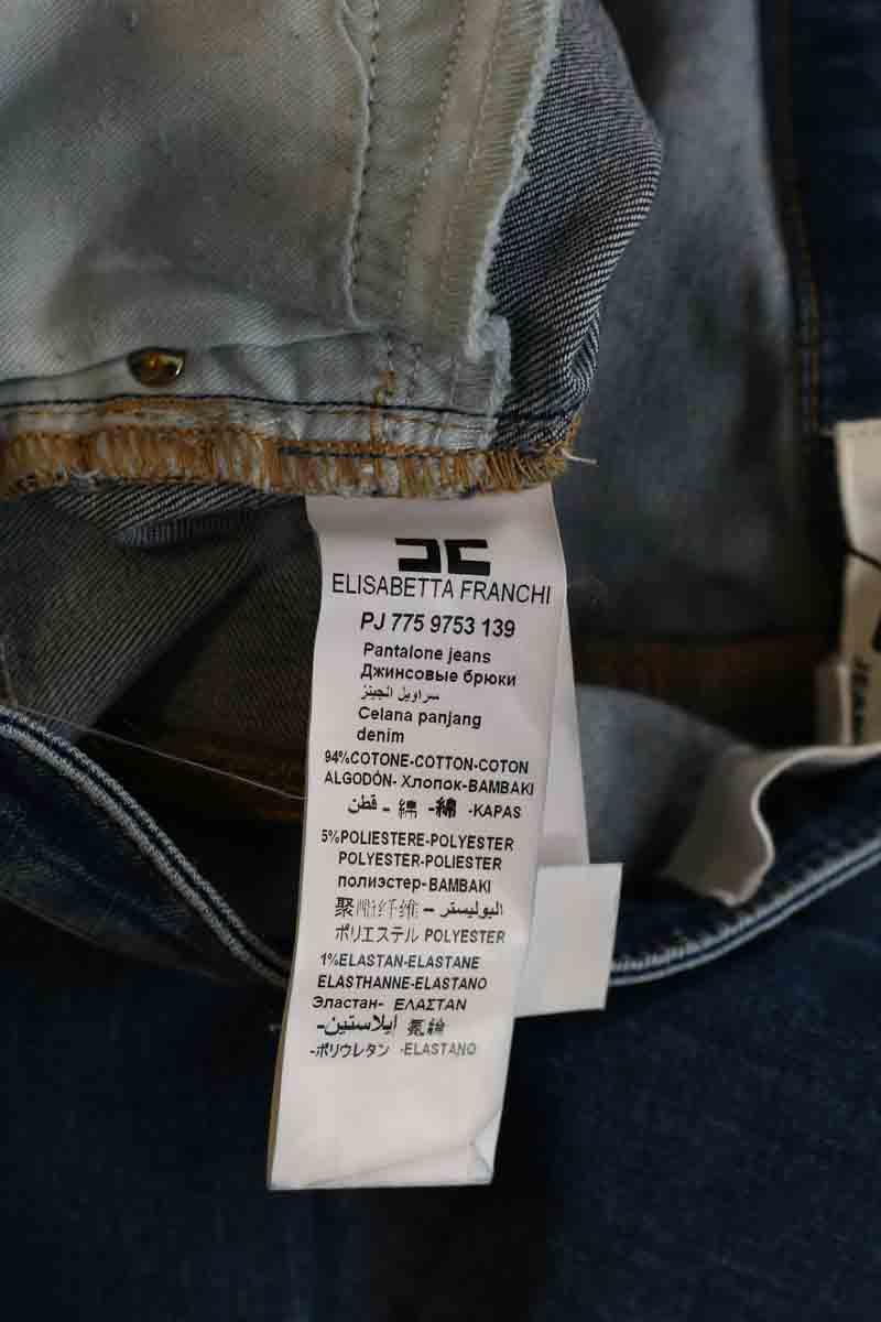 Slim Elisabetta Franchi  Bleu