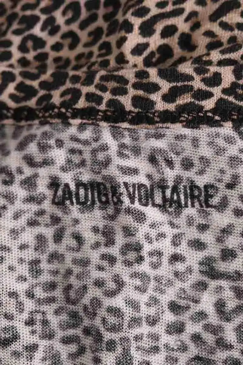 T-shirt Zadig & Voltaire Marron en Coton