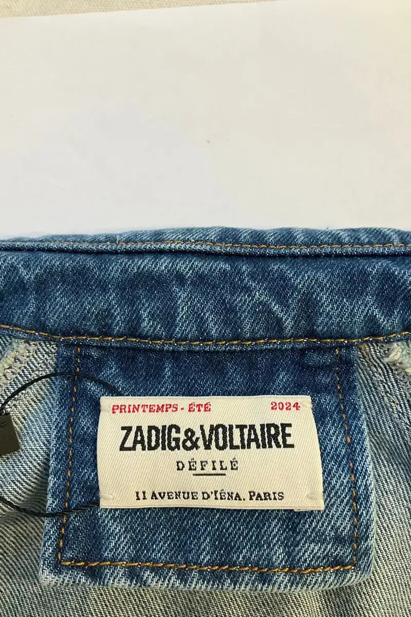 Veste Zadig & Voltaire Bleu en Coton