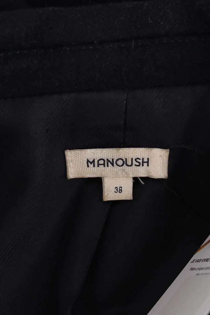 Manteau Manoush Marine en Laine