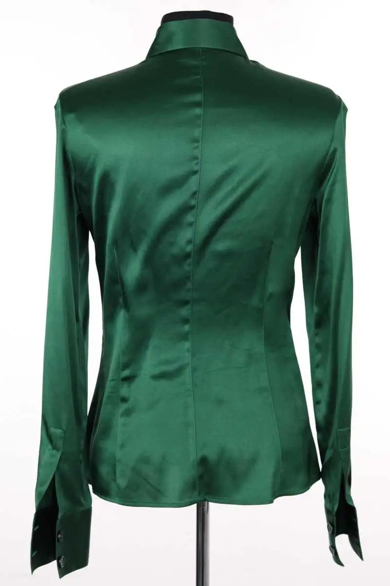 Blouse Emporio Armani Vert en Soie