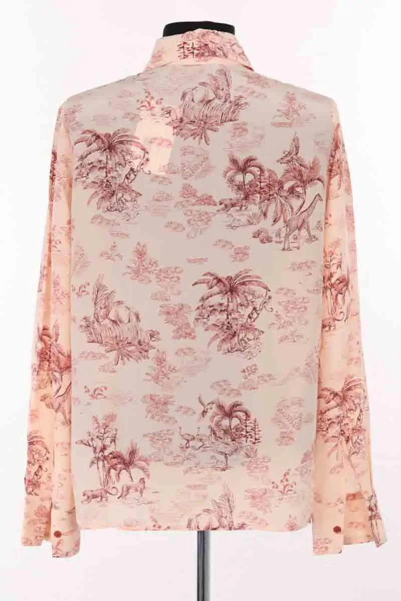 Blouse Momoni Beige en Soie
