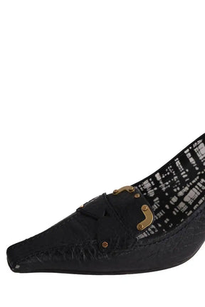 Talons Prada Noir en Cuir