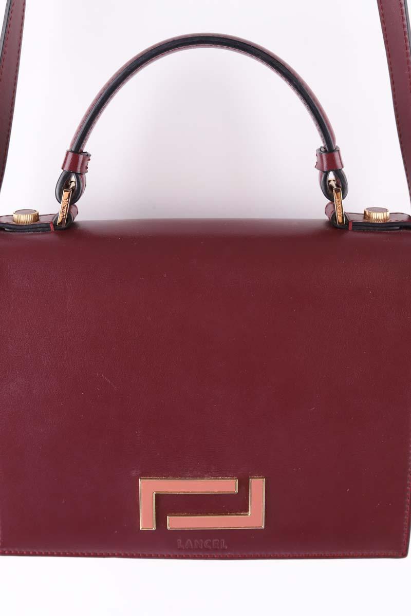 Bandoulière Lancel Pia Bordeaux