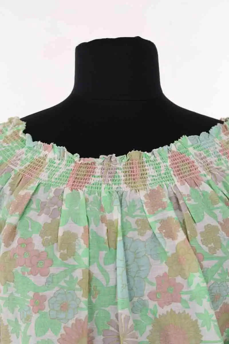 Blouse Manoush Vert en Coton