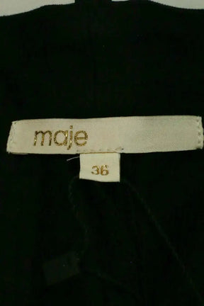 Bermuda Maje Noir en Coton