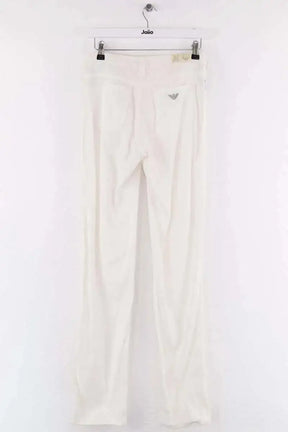 Pantalon Armani Jeans Blanc en Lin