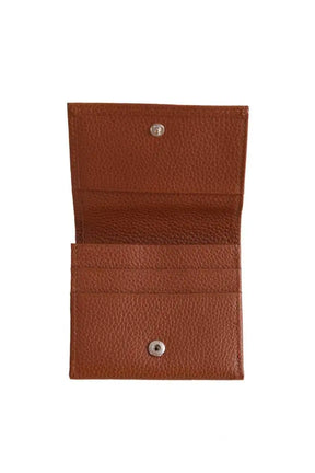 Porte-monnaie Longchamp Camel en Cuir