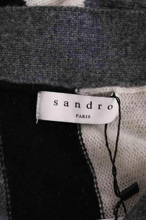 Cardigan Sandro Gris en Laine