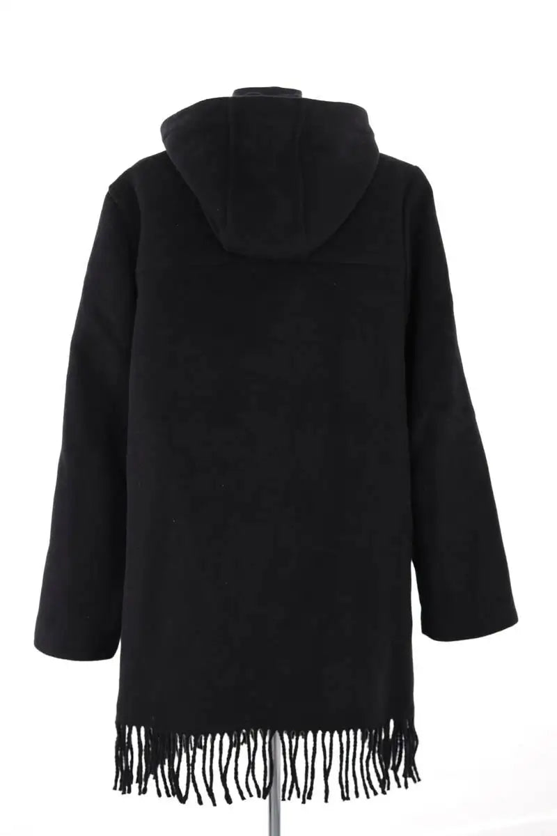 Manteau Claudie Pierlot Noir en Laine