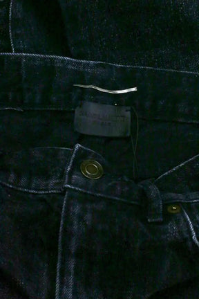 Jean droit Saint Laurent Anthracite en Coton