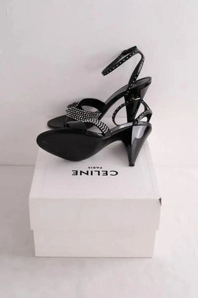 Talons Celine Noir en Cuir verni