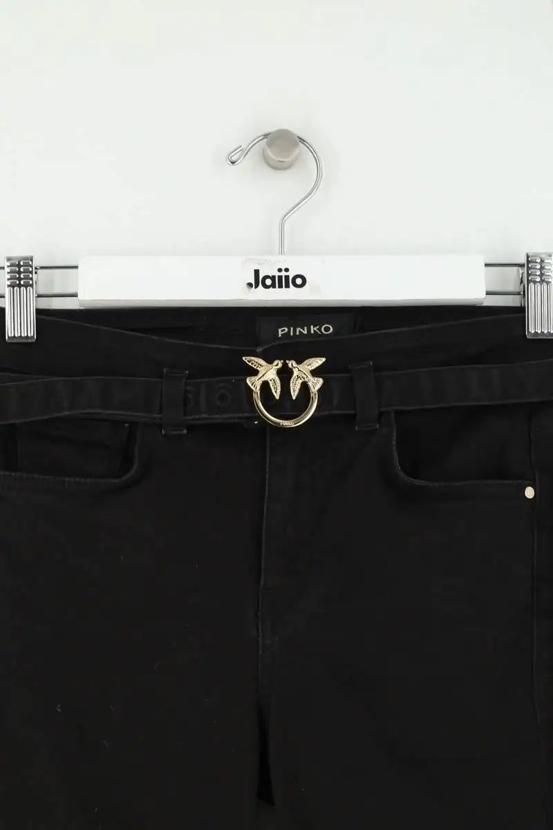 Jean droit Pinko Noir en Coton