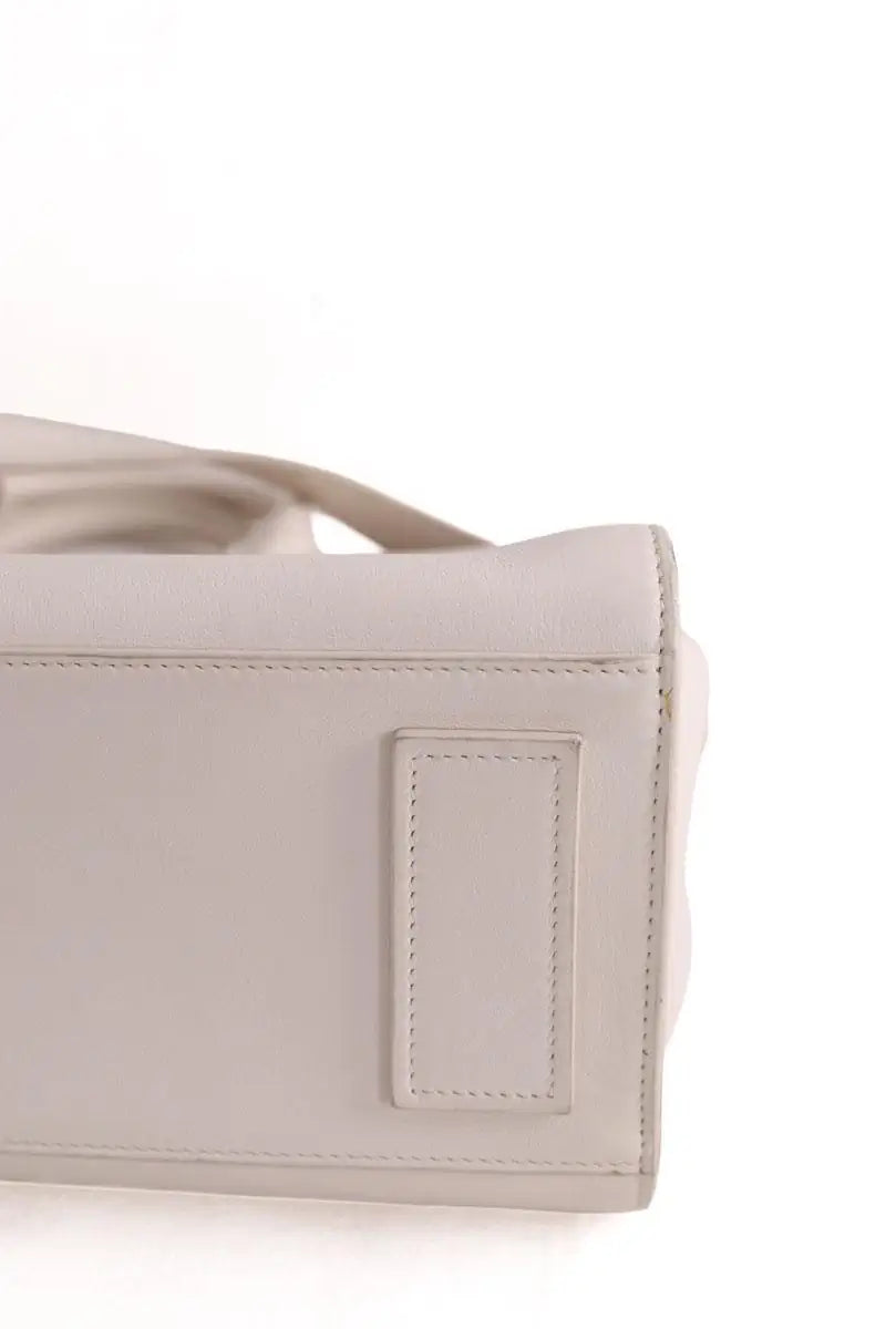 Sac à bandoulière Saint Laurent Ecru en Cuir