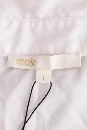 Robe Maje Beige en Synthétique