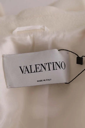 Manteau Valentino Valentino Light Beige Virgin Wool & Cashmere Coat Beige en Laine