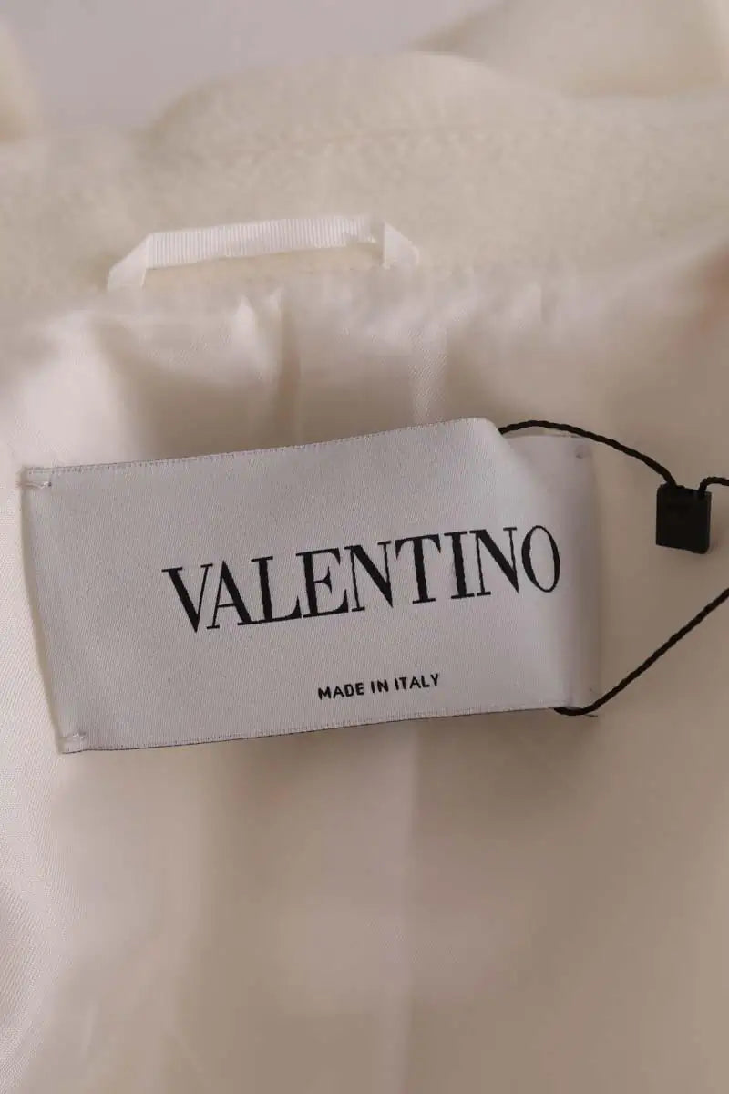Manteau Valentino Valentino Light Beige Virgin Wool & Cashmere Coat Beige en Laine