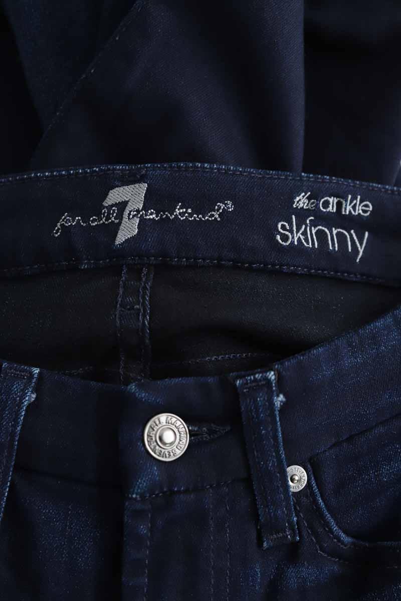 Slim 7 For All Mankind  Bleu