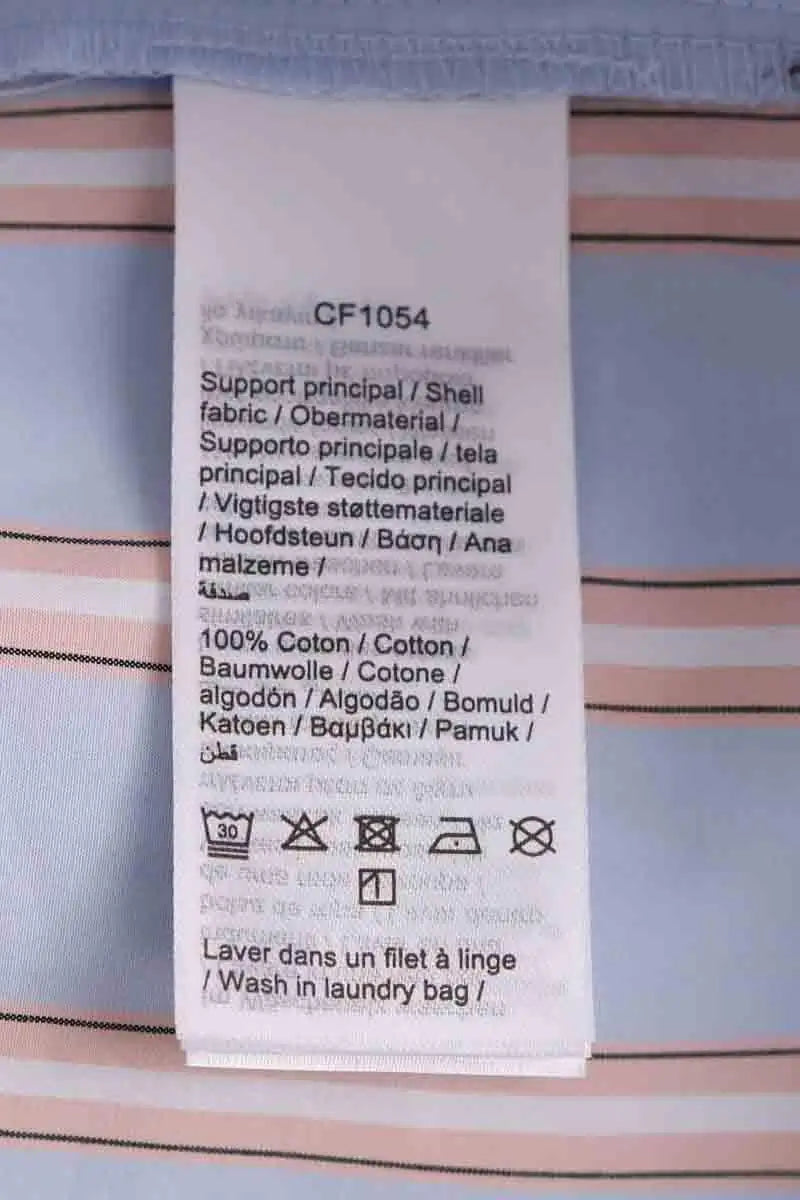 Chemise Lacoste Bleu en Coton