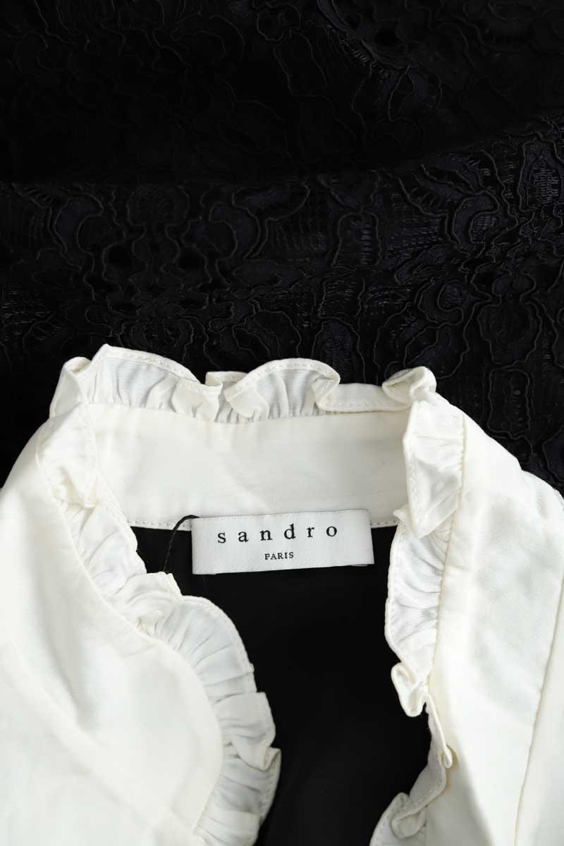 Mi-longueur Sandro  Noir