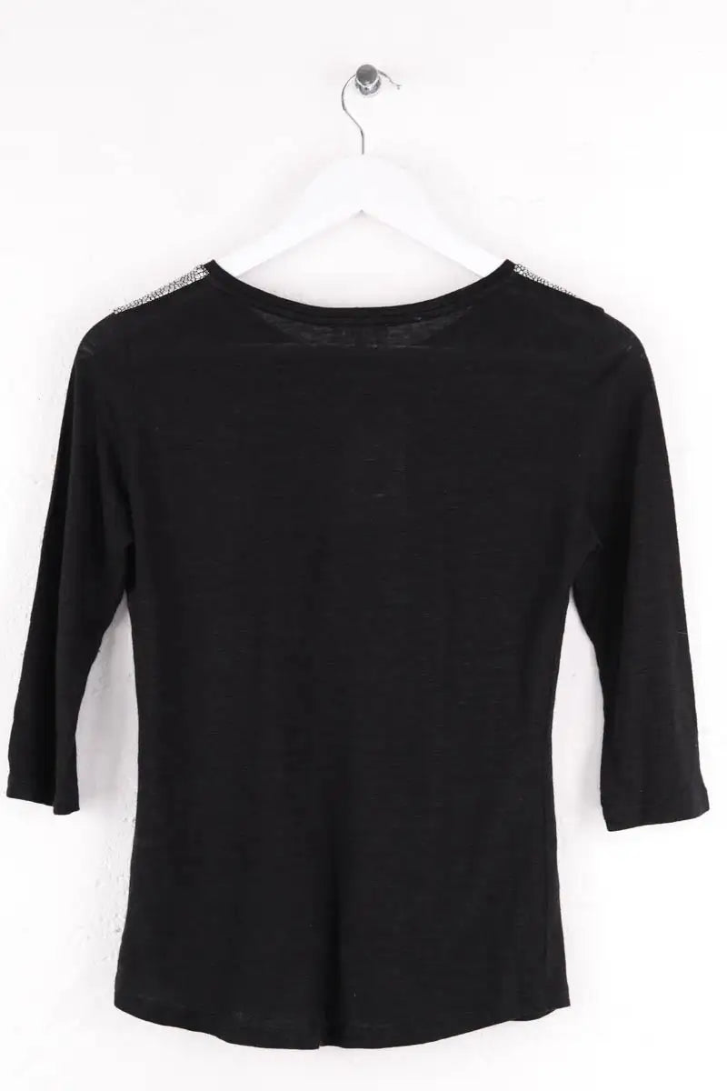 Top manches 3/4 Claudie Pierlot Noir en Lin