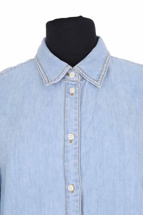 Chemise ME + EM Bleu en Coton