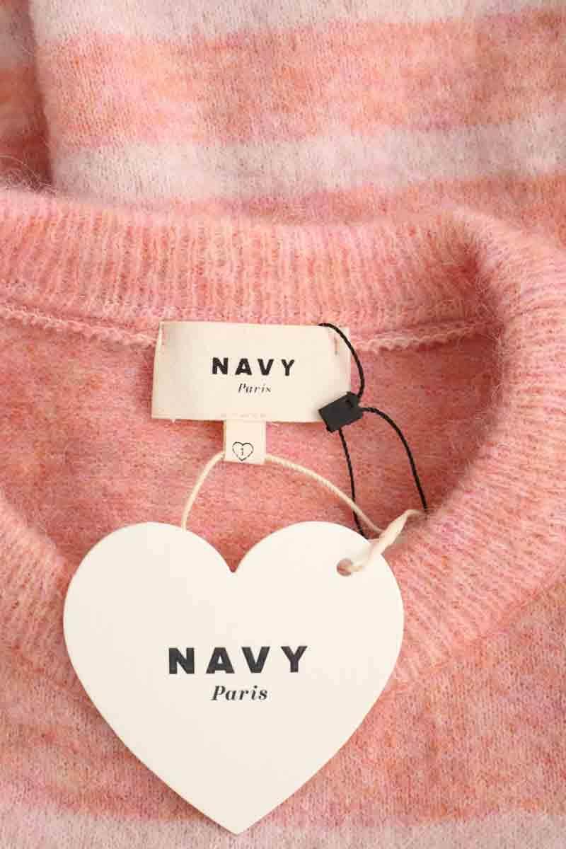 Pull Navy Paris  Rose