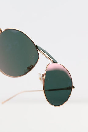 Lunettes de soleil Fendi  Vert