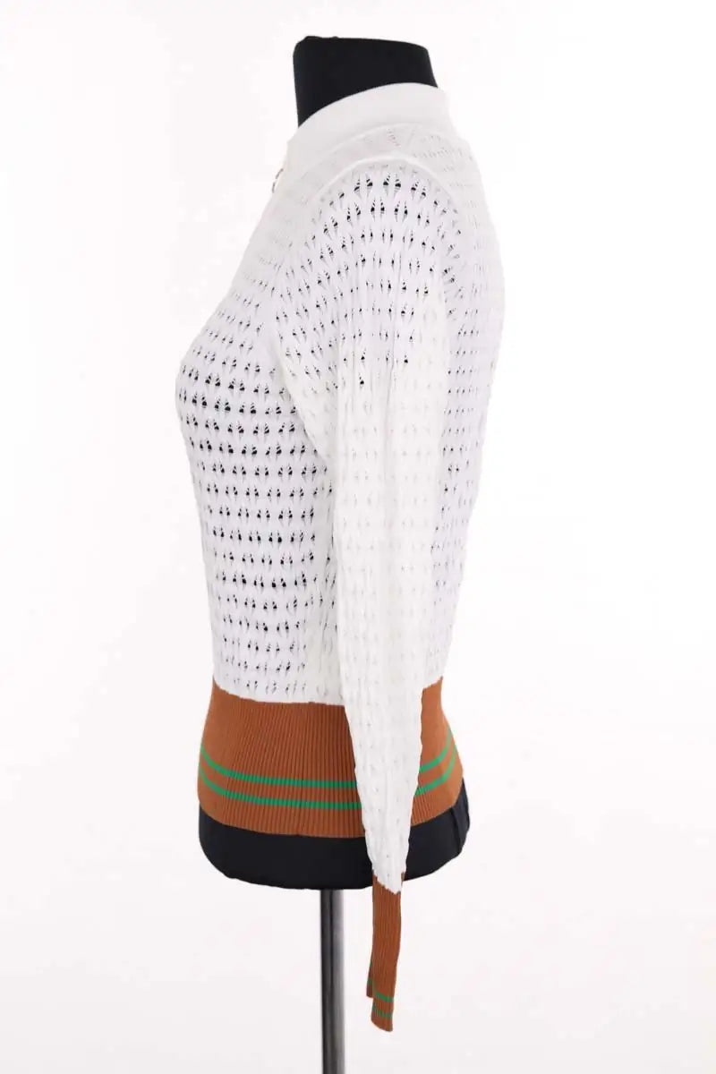 Pull Sandro Blanc en Viscose