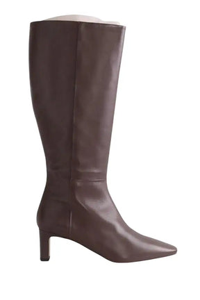 Bottes LK Bennett Margarite Marron en Cuir, taille 42 - Seconde Main