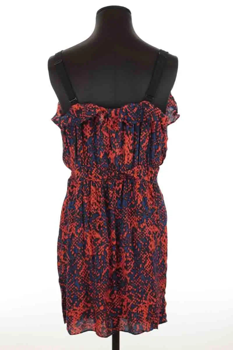 Robe Sandro Rouge en Viscose