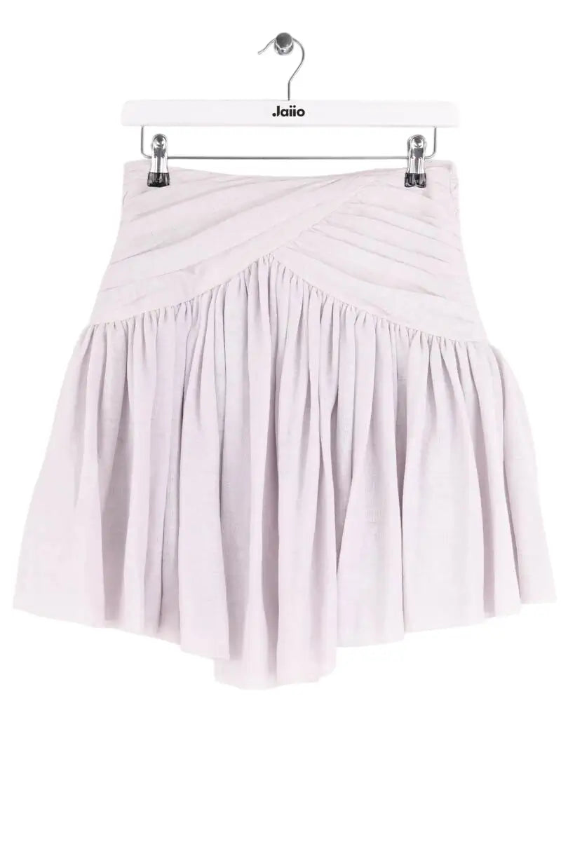 Mini jupe Tara Jarmon Gris en Synthétique, taille M - Seconde Main