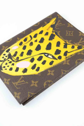 Couverture agenda de bureau Louis Vuitton  Marron