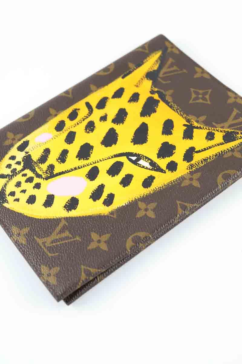 Couverture agenda de bureau Louis Vuitton  Marron