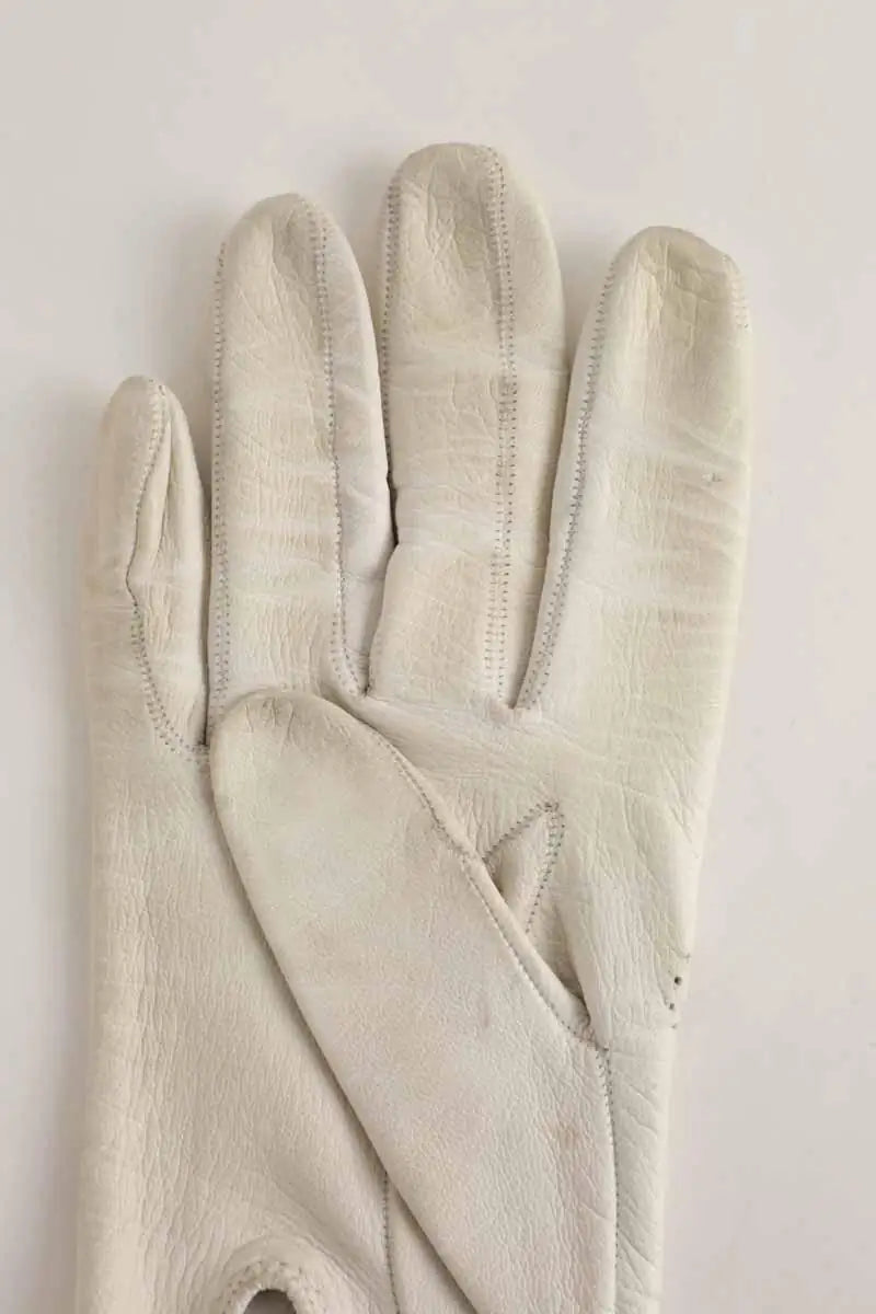 Gants Hermès  Blanc