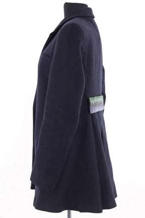 Manteau Manoush Marine en Laine