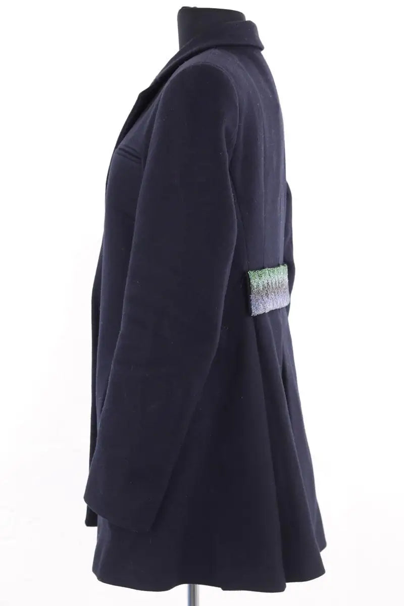 Manteau Manoush Marine en Laine
