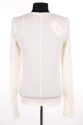 Top Ernest Leoty Beige en Coton